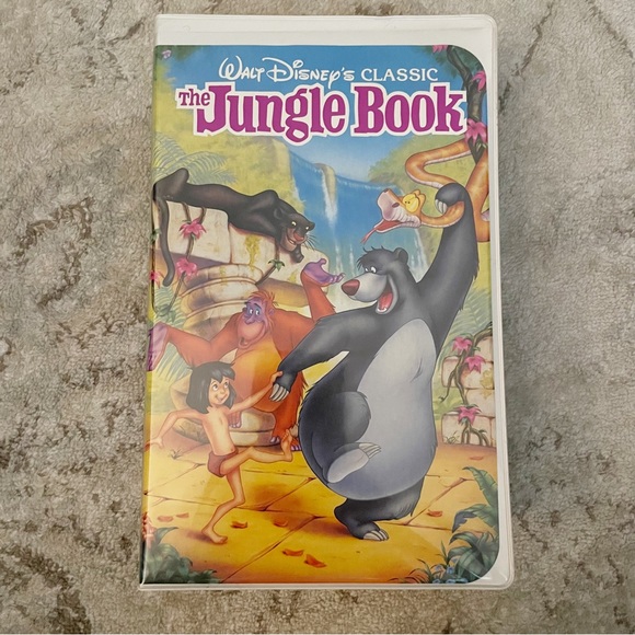 Disney Other - Disney’s Classic The Jungle Book VHS Tape Black Diamond Edition